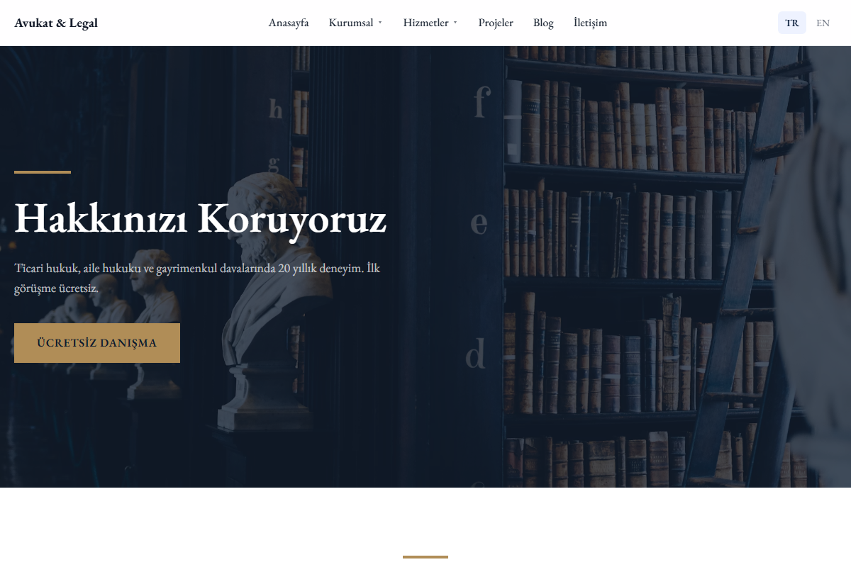 Avukat & Legal teması