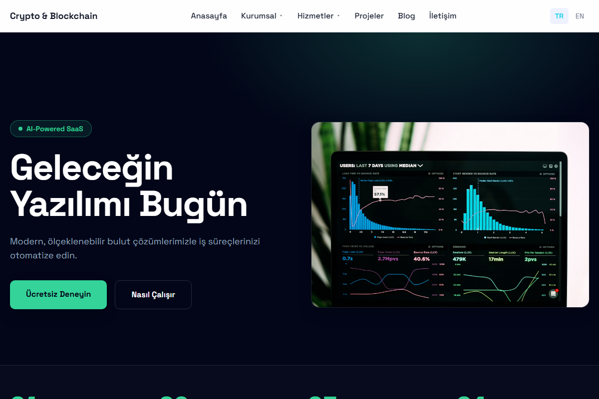 Crypto & Blockchain teması
