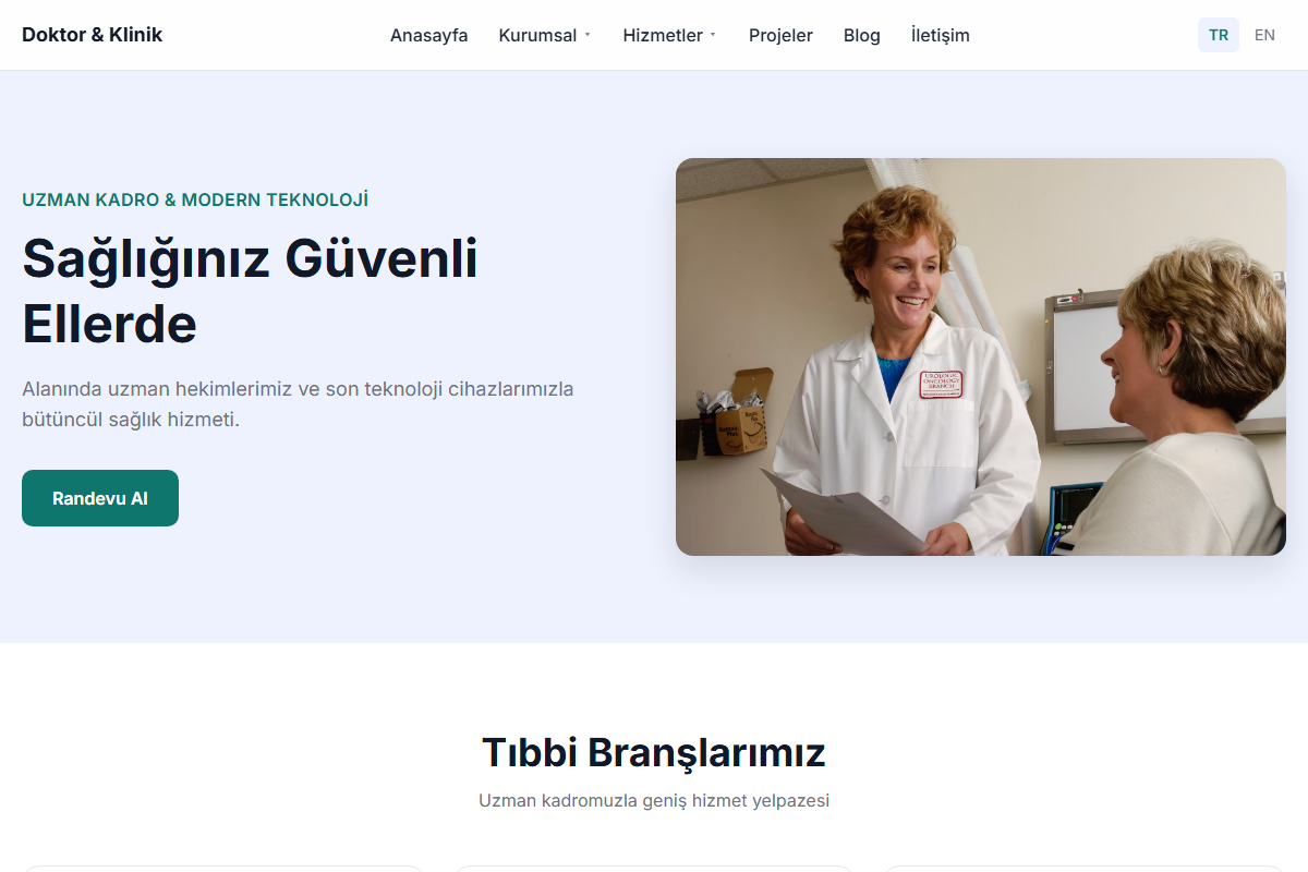 Doktor & Klinik teması