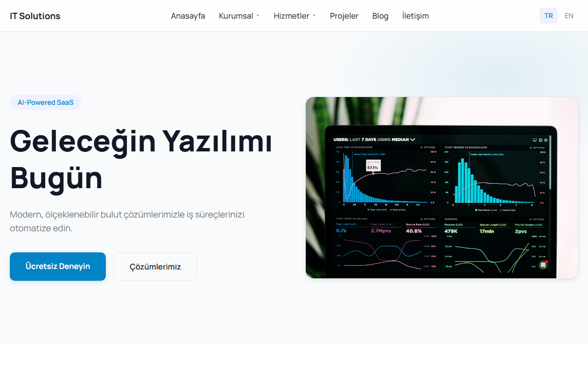 IT Solutions teması